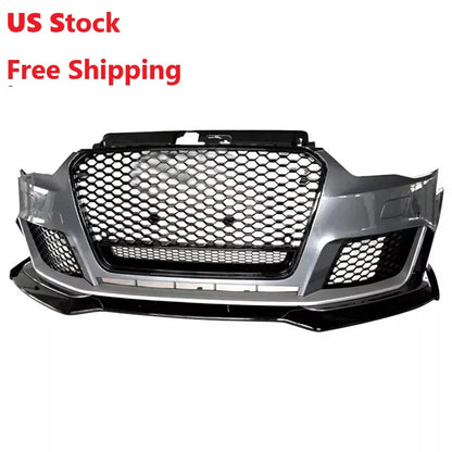 RS3 Style Gloss Black Honeycomb Grille for Audi A3/S3